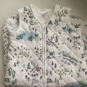 Hanna Andersson quilted sleep sack, 0-6m